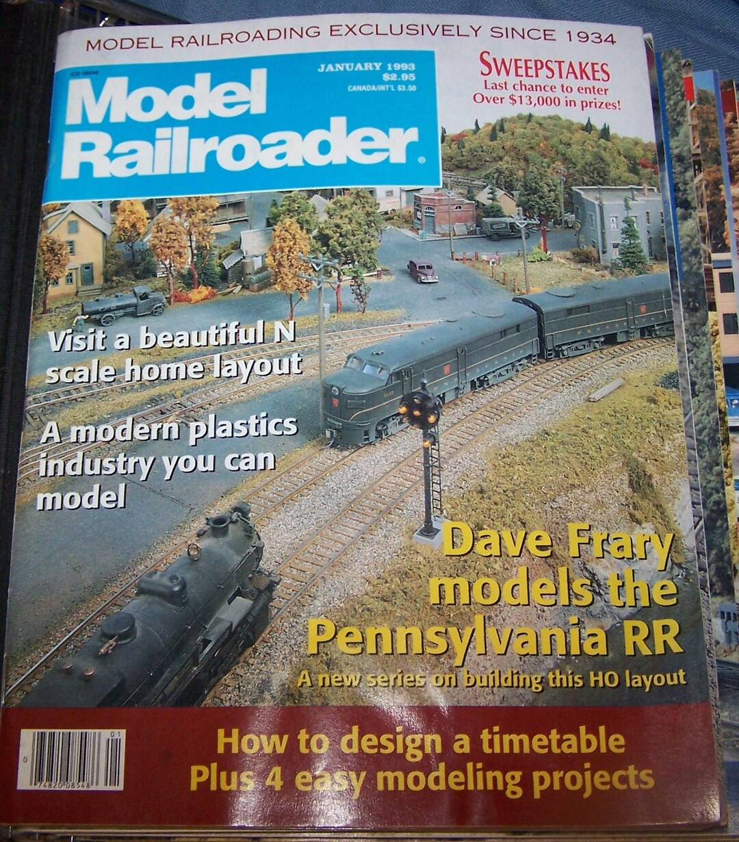 1993 Model Railroader Magazines Complete 1993 Year includes The 12