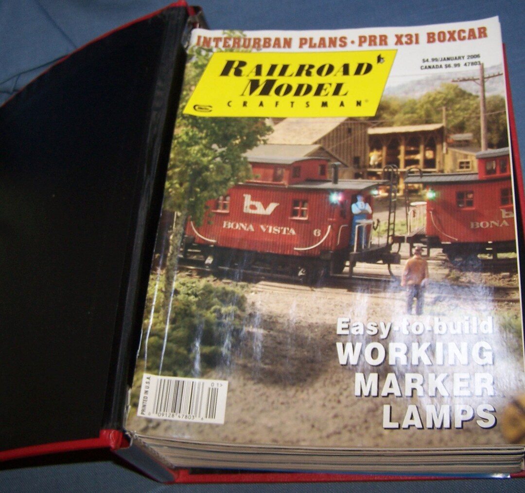 2006 - Railroad Model Craftsman Magazines - Complete 2006 Year Includes ...