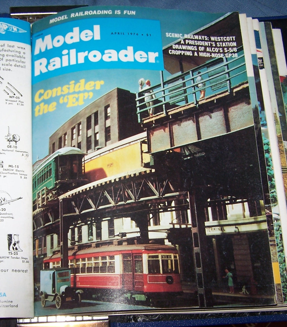 Model Railroader Magazines From the 1970s Vintage Railroad Etsy