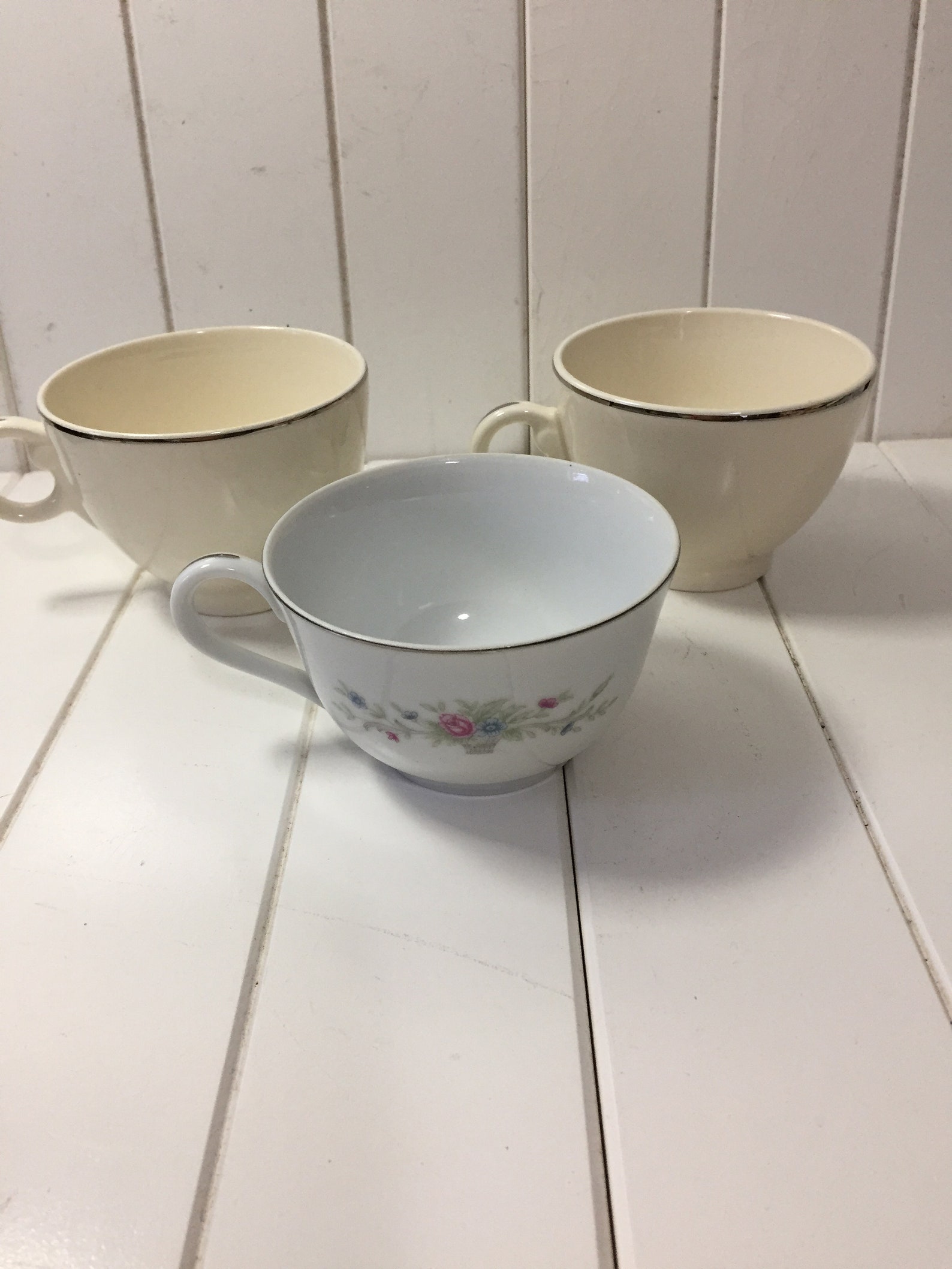 Set de 3 Vintage Taylor Smith Magnolia tazas de té y fantasía | Etsy