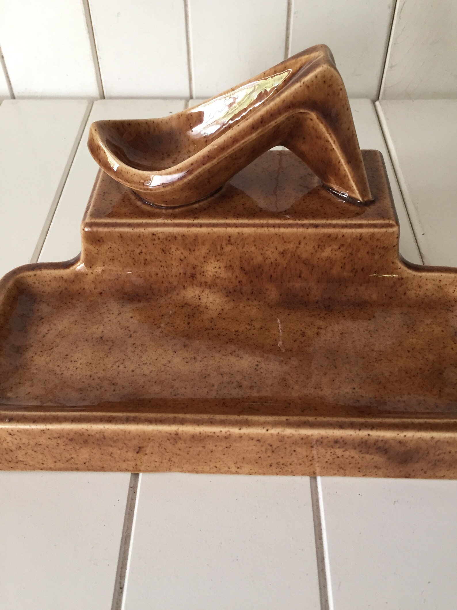 Vintage Pipe Holder and Change Caddy Vintage Pipe Caddy Gift Etsy