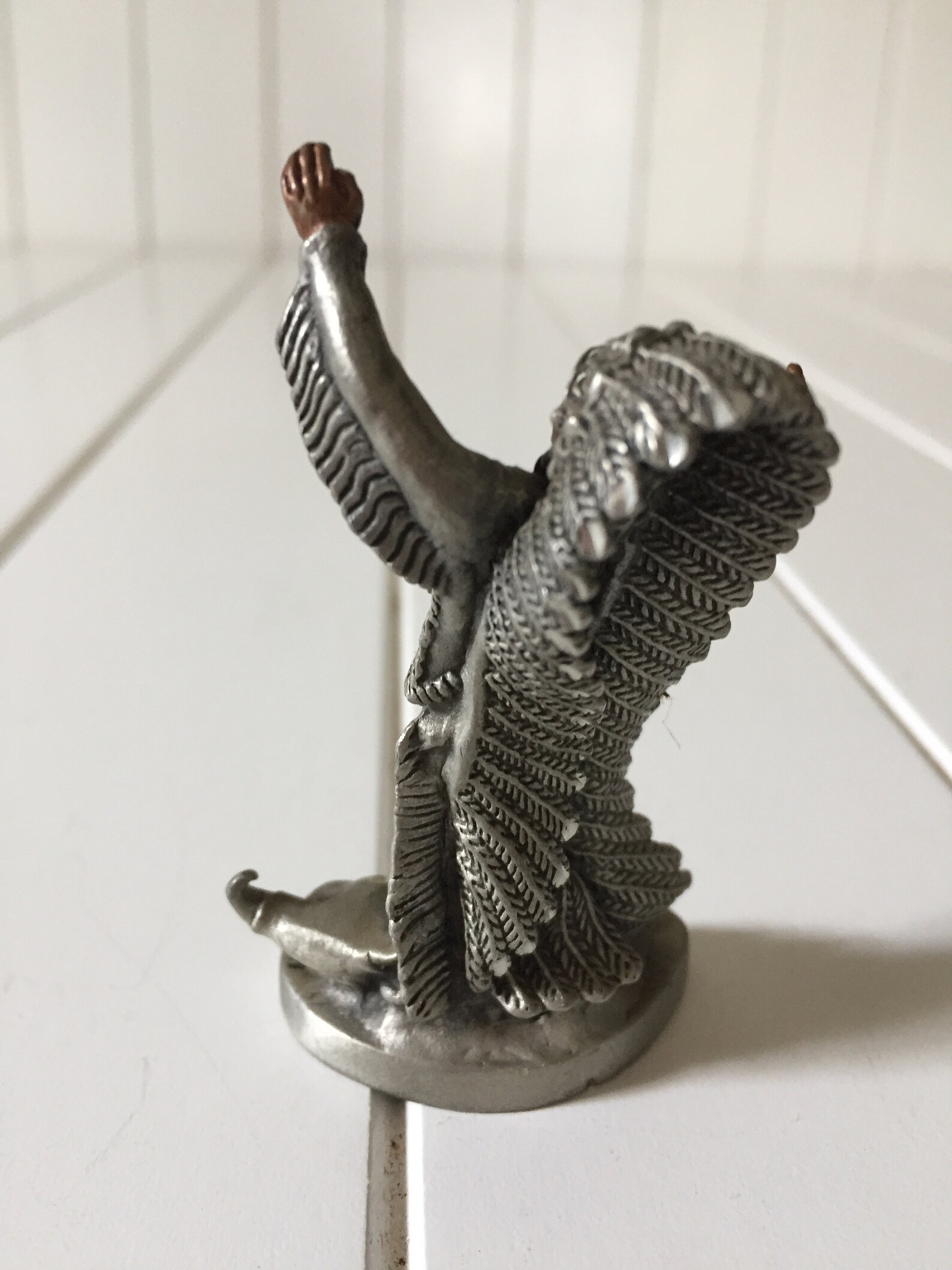 Set Of 2 1992 Masterworks Fine Pewter American Indian Etsy