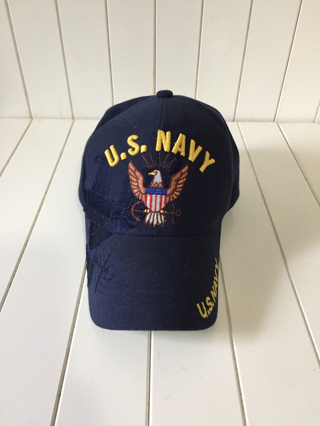 US Navy Baseball Cap With Eagle Crest, Collectable Cap, Gift Etsy