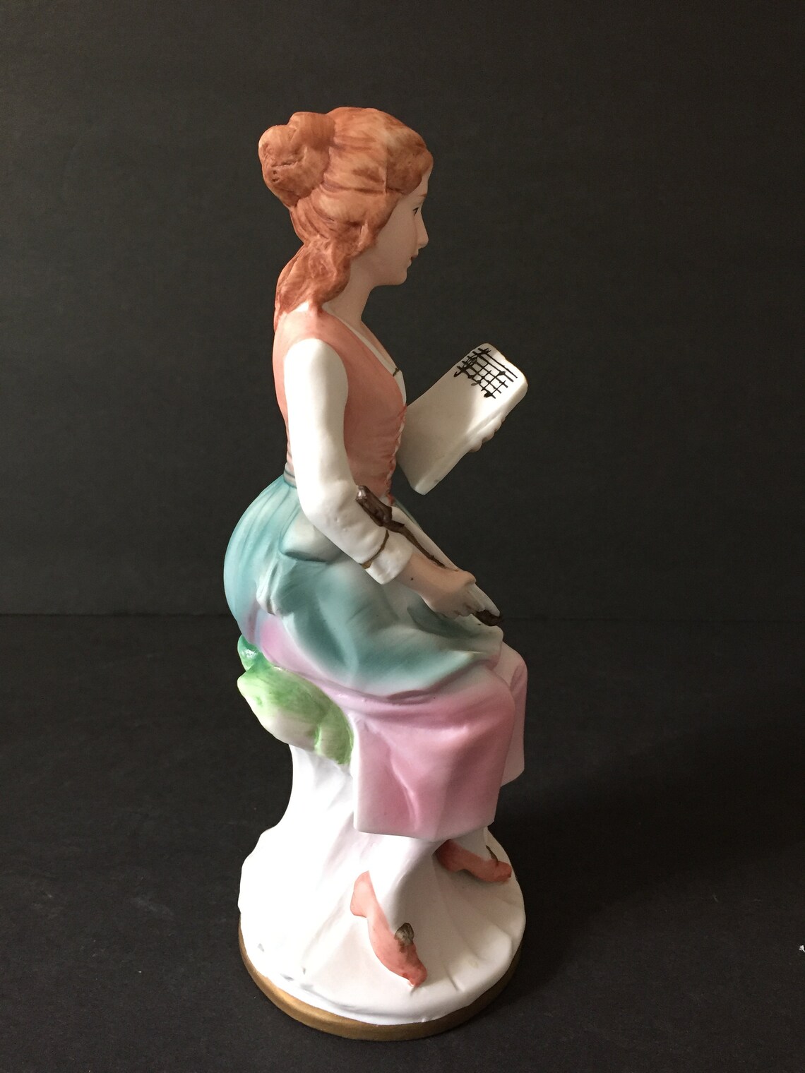 Vintage Music Teacher Figurine Table Decor Classroom Decor Etsy