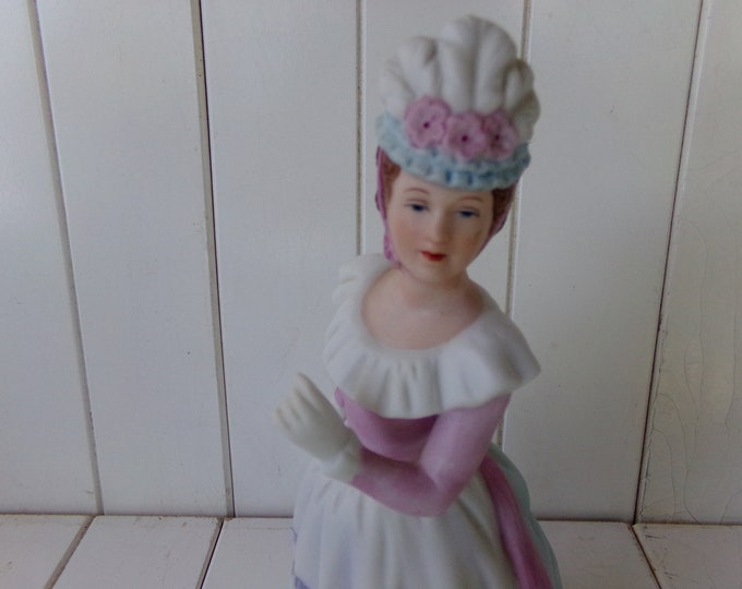 Home Interior Figurine, Victorian Lady Figurine, Collectable Figurine, No. 1431, Knick Knacks