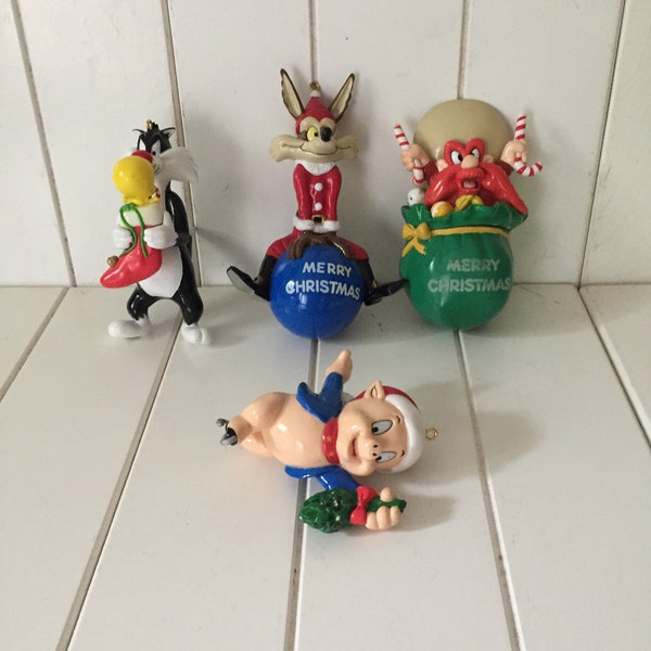 1990s Danbury Mint Looney Tunes Ornaments, Yosemite Sam Christmas Ornament, Tree Decor, Collectable Ornament, Gift