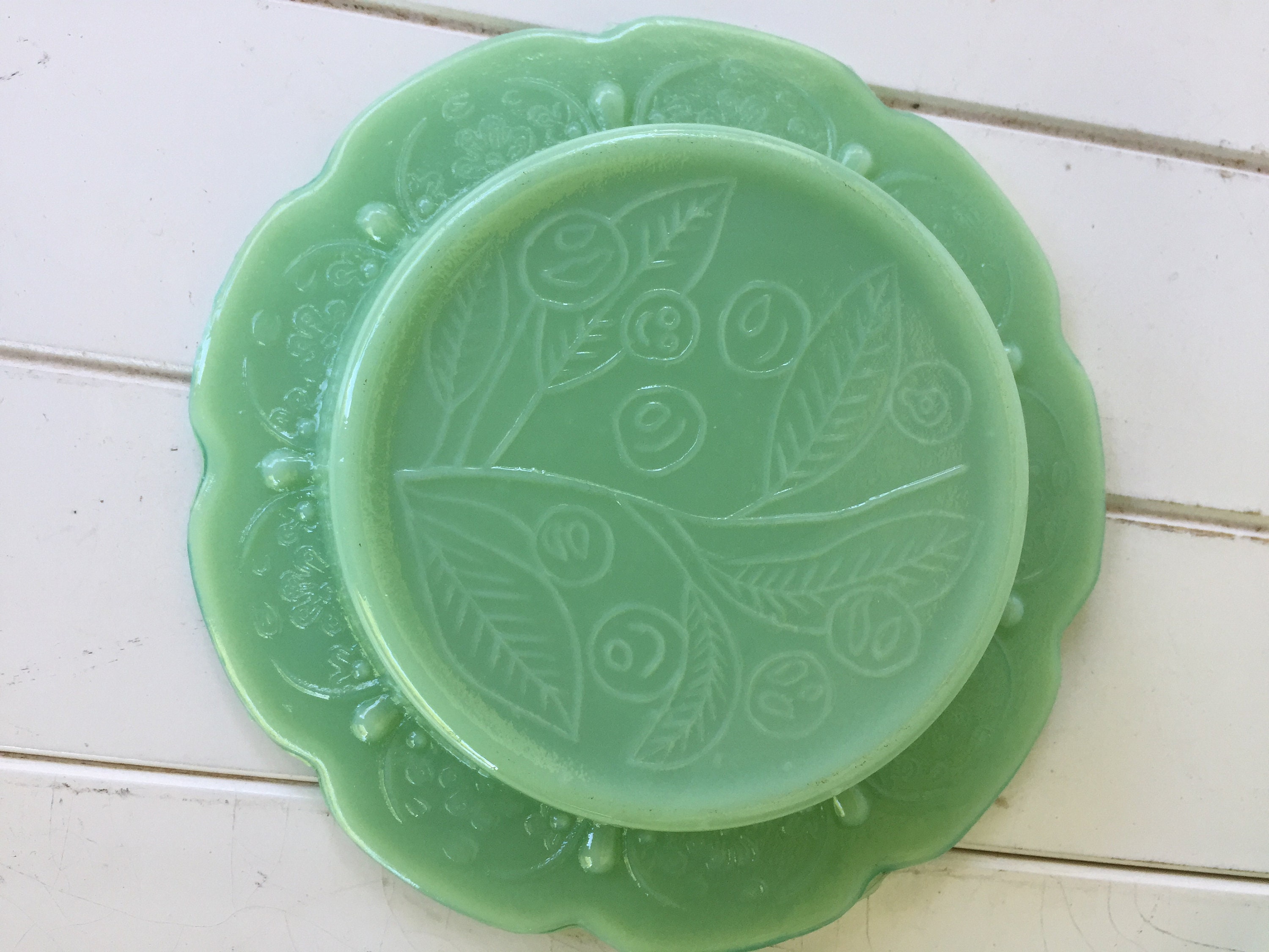 Jadeite Butter Dish With Dome Lid Vintage Butter Dish Etsy