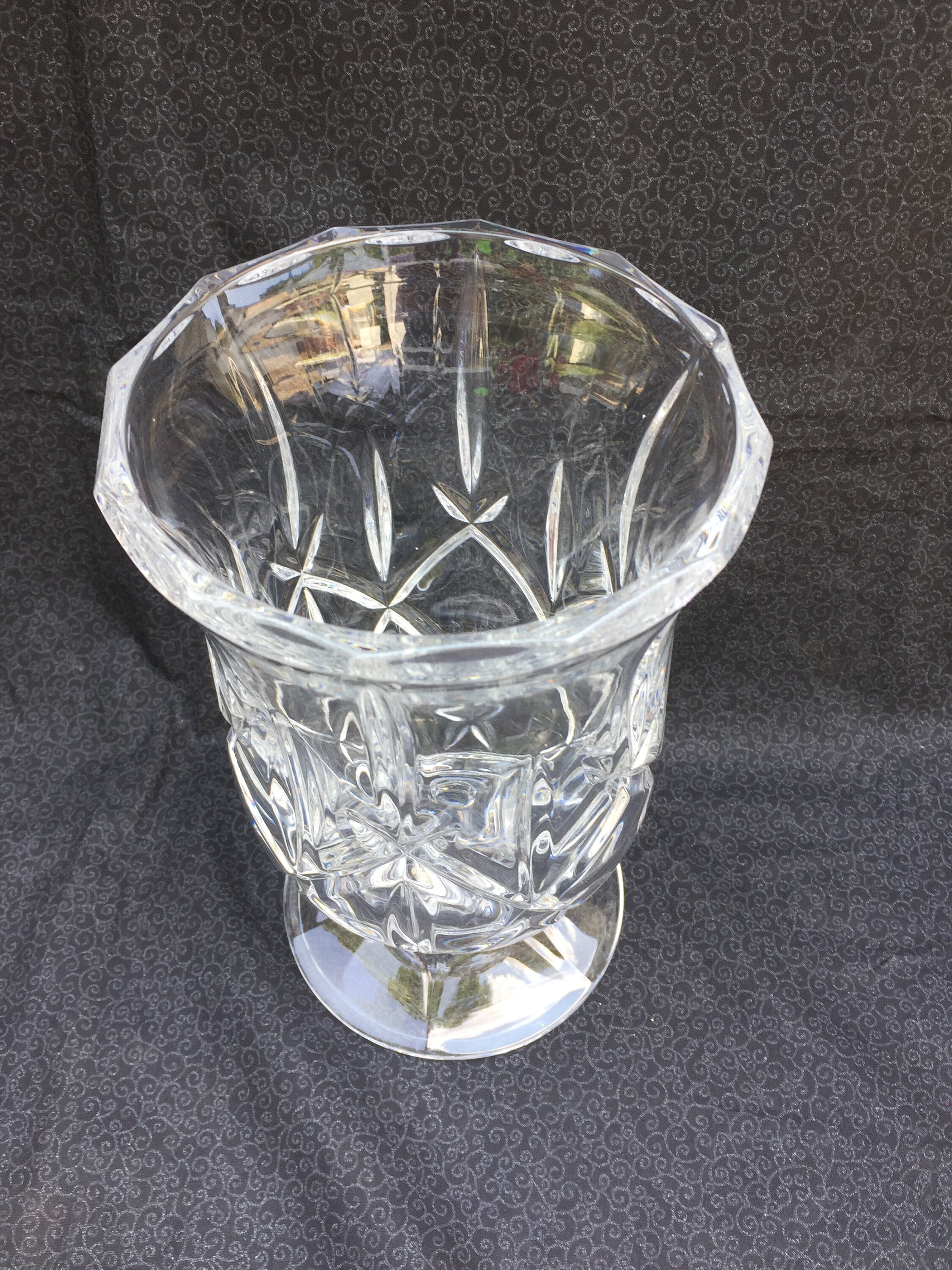 Vintage Lead Crystal Candle Holder or Vase Wedding Decor Etsy