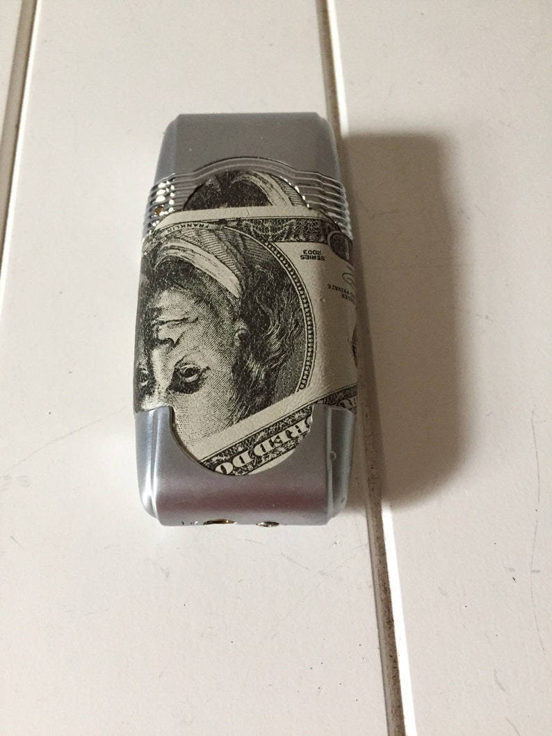 One Hundred Dollar Bill Butane Lighter Butane Lighter Etsy