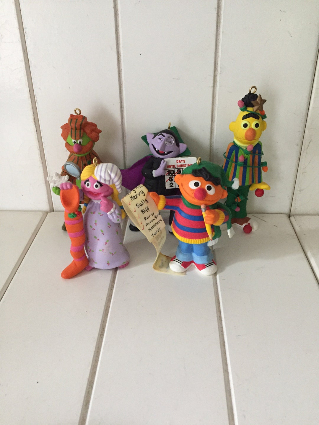 1990s Jim Henson Grolier Ornaments Sesame Street Ornaments Etsy