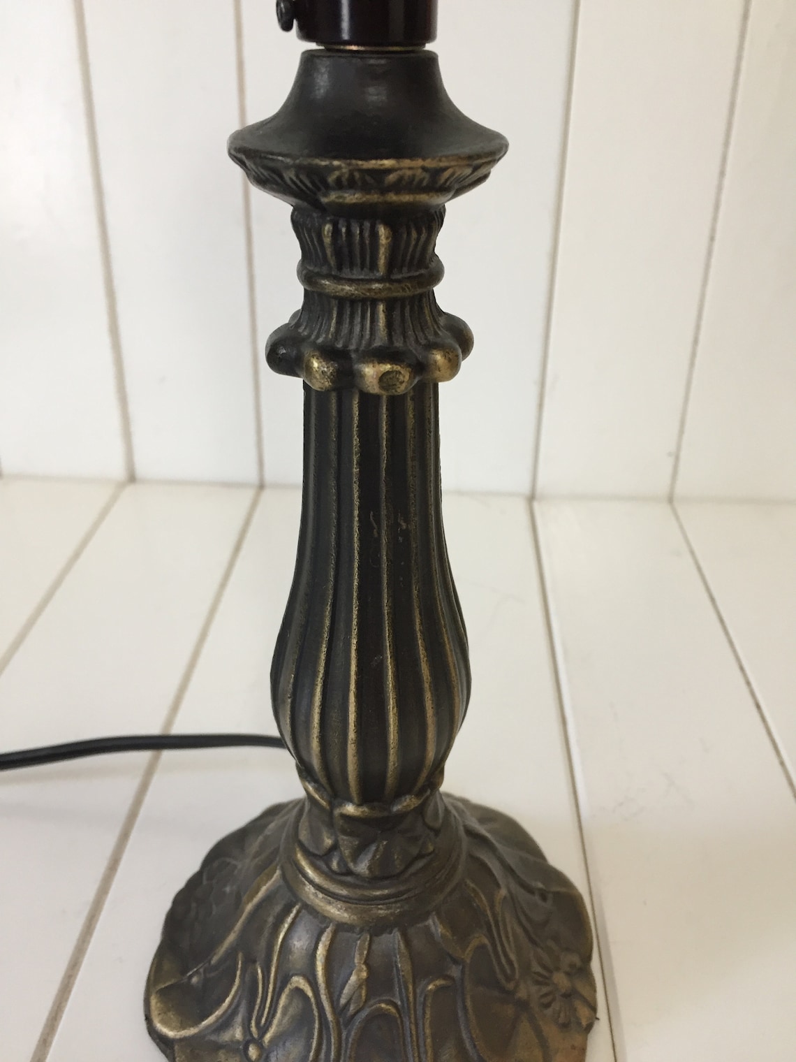 Tiffany Style Lamp Base Cottage Decor Table Decor Table Etsy