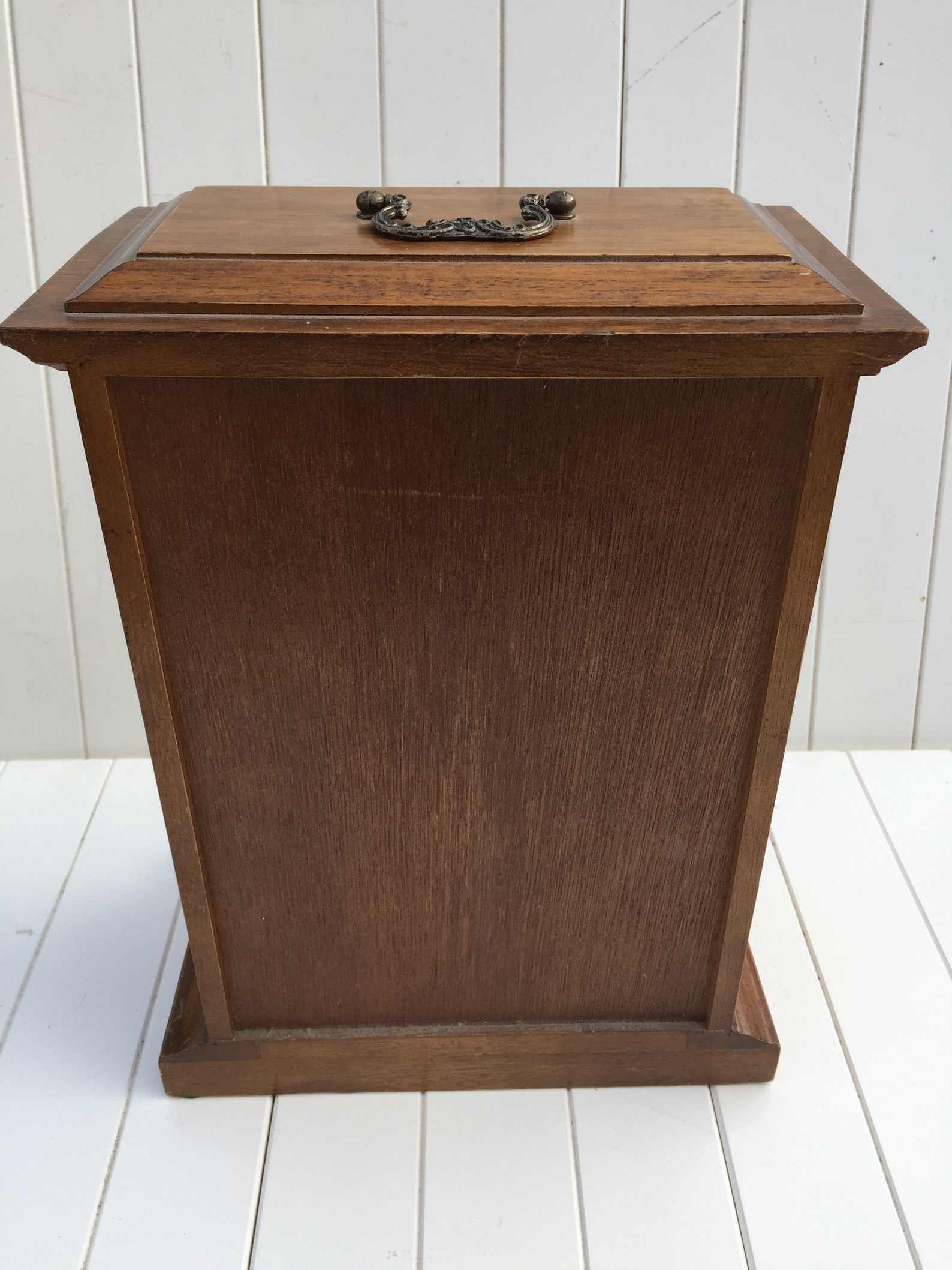 Vintage Wood Jewelry Box Vanity Decor Bedroom Decor Table Etsy