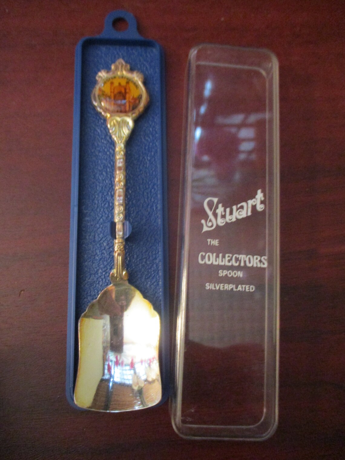 Collectors Decorative Spoon Stuart Silver Plated Spoon Etsy