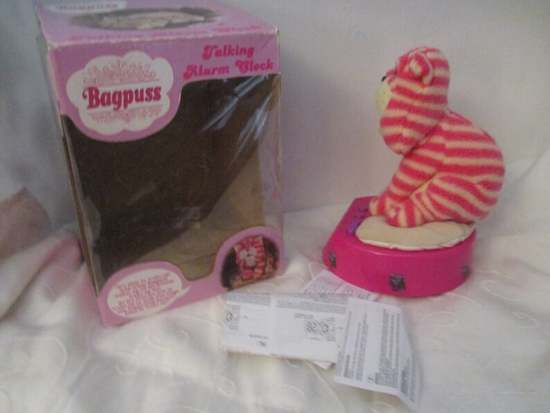 Bagpuss Saggy Old Cat Soft Toy Alarm Clock Etsy