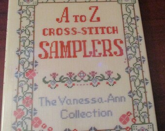 A to Z Cross Stitch Samplers Vanessa Ann Collection  Cross Stitch Pattern Book - Samplers,