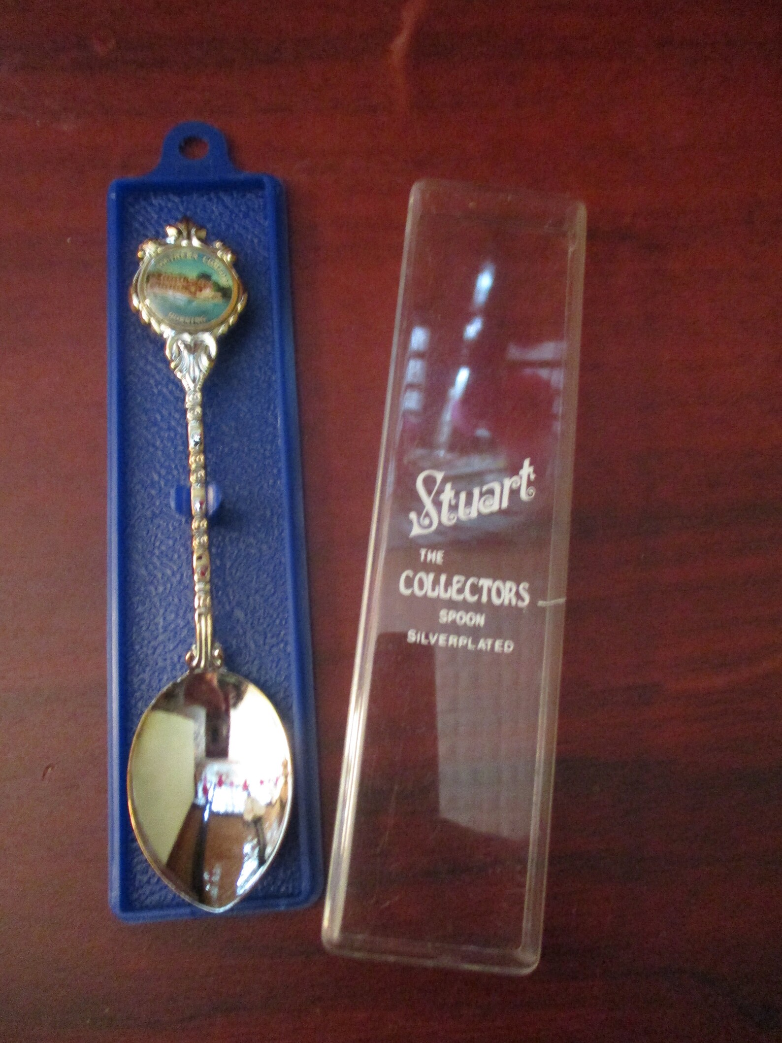 Collectors Decorative Spoon Stuart Silver Plated Spoon Etsy