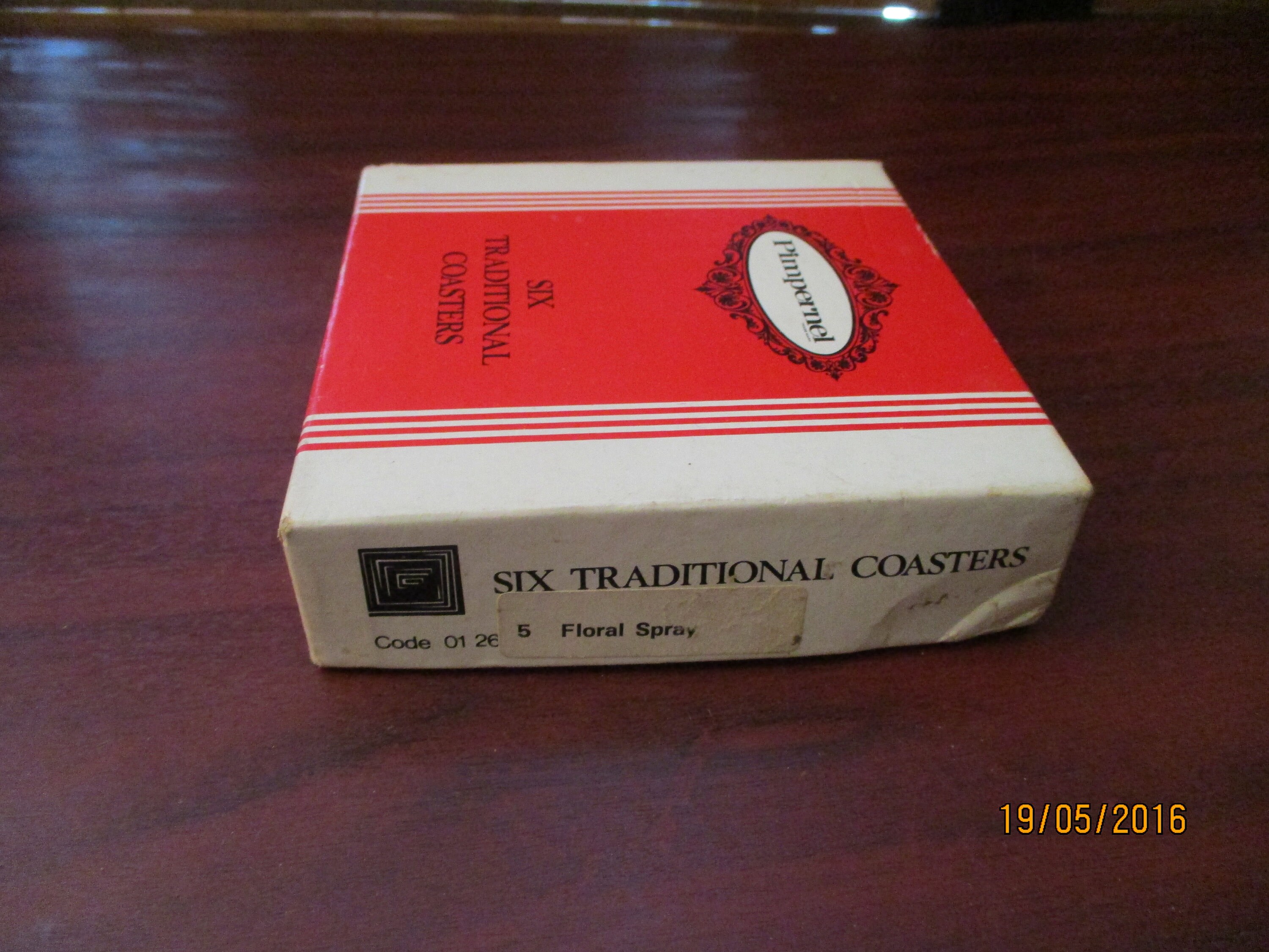 Pimpernel Six Traditional Coaster Set Floral Spray Etsy