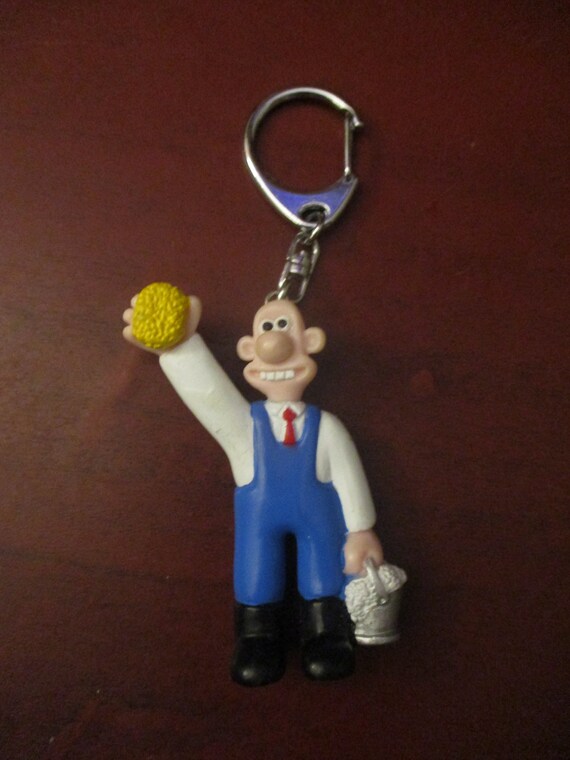 Wallace and Gromit Window Cleaner Keyring 1989 Etsy UK