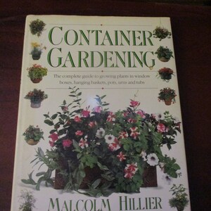 Container Gardening Book Hardback Book image 1