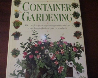 Container Gardening Book - Hardback Book