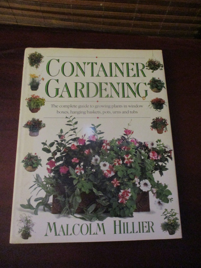 Container Gardening Book Hardback Book image 1