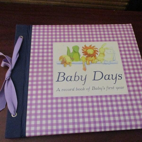 Baby Record Book Etsy UK