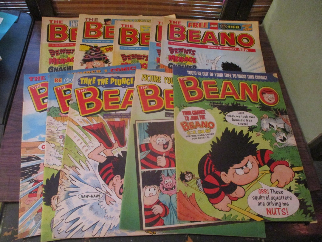 Beano Comics Collection of Ten Dated 1997 / 1999 - Etsy UK