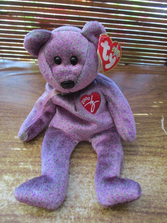 purple ty bear 2000