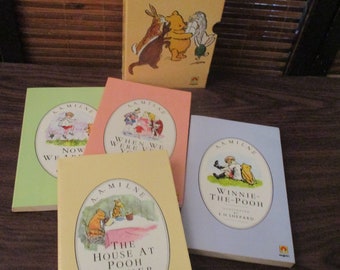 Winnie the Pooh Collection Pooh Bears Box of Books  Book Set  A A Milne (1977)