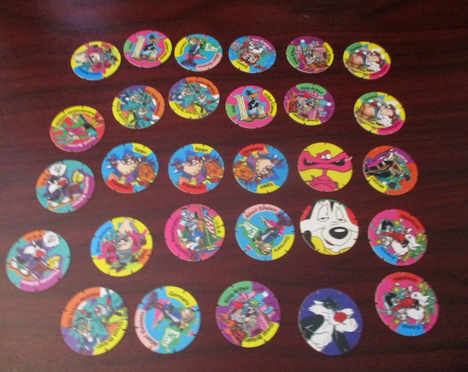 Walkers Tazos Walkers Looney Tunes World Tazos Tazo Collection Etsy