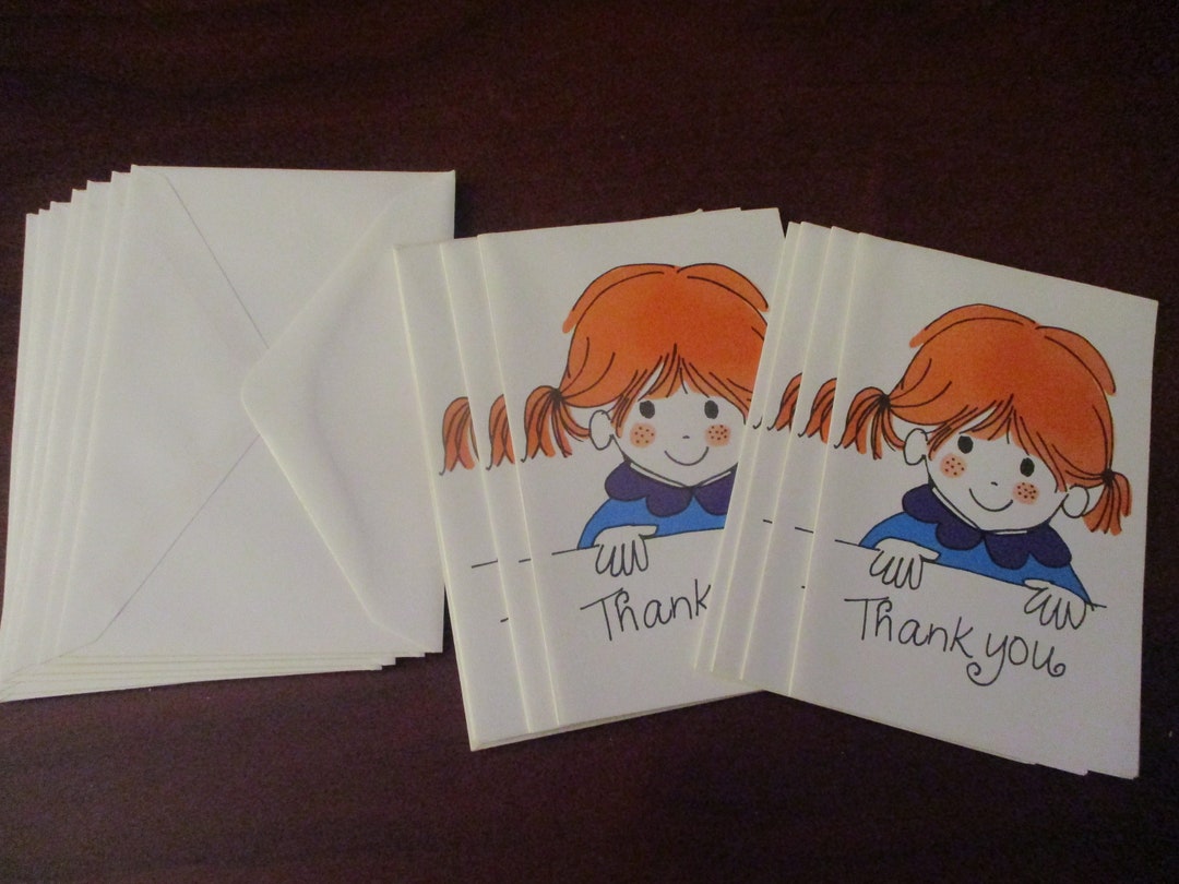 Vintage Thank You Card Notelets Notelet Stationery Set Writing Etsy
