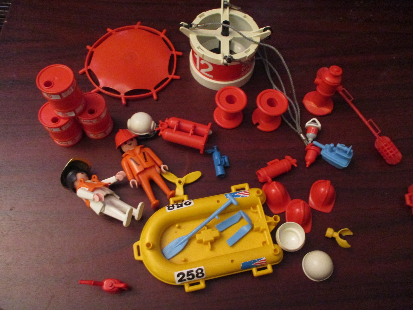 Vintage Playmobile Play Mobile Play Set Sea Rescue Boats Two Etsy