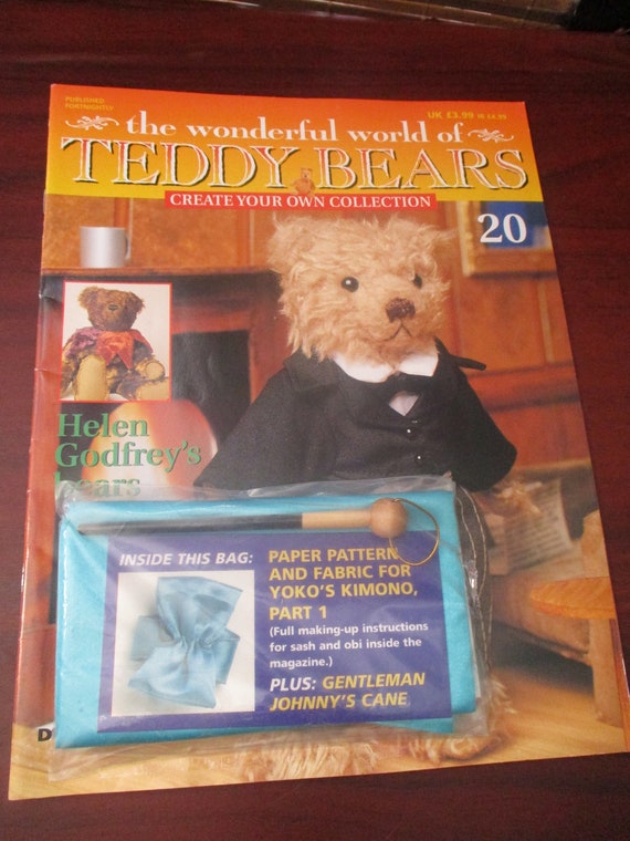 The Wonderful World Of Teddy Bears Magazine With Clothes To Etsy 日本
