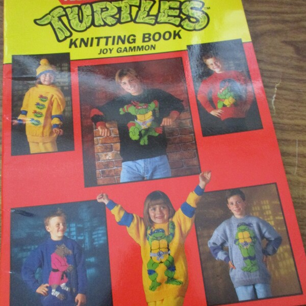Teenage Mutant Ninja Turtles Knitting Pattern Book Joy Gammon