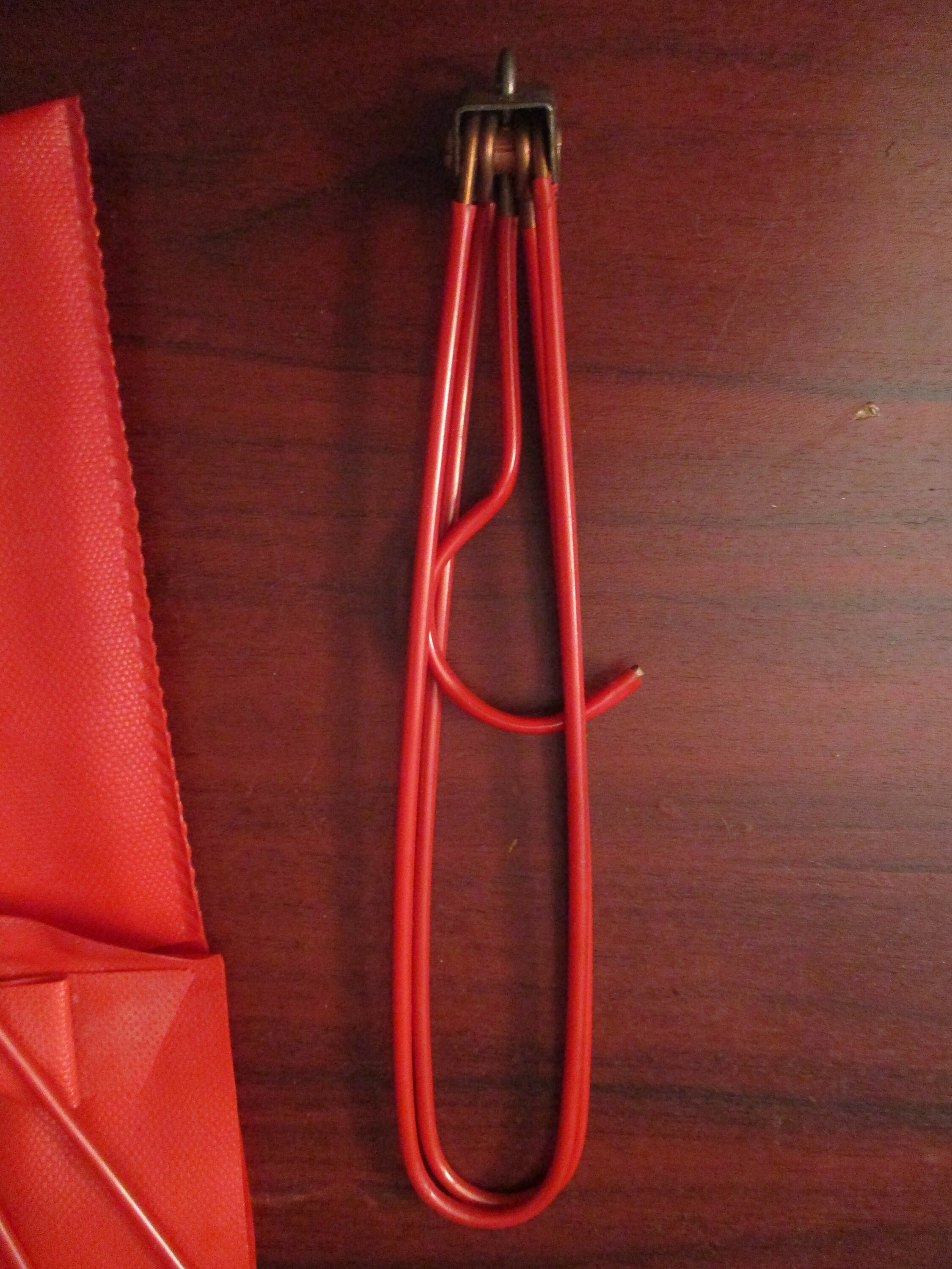 Vintage Folding Travel Coat Hangers in Red Plastic Pouch Set Etsy