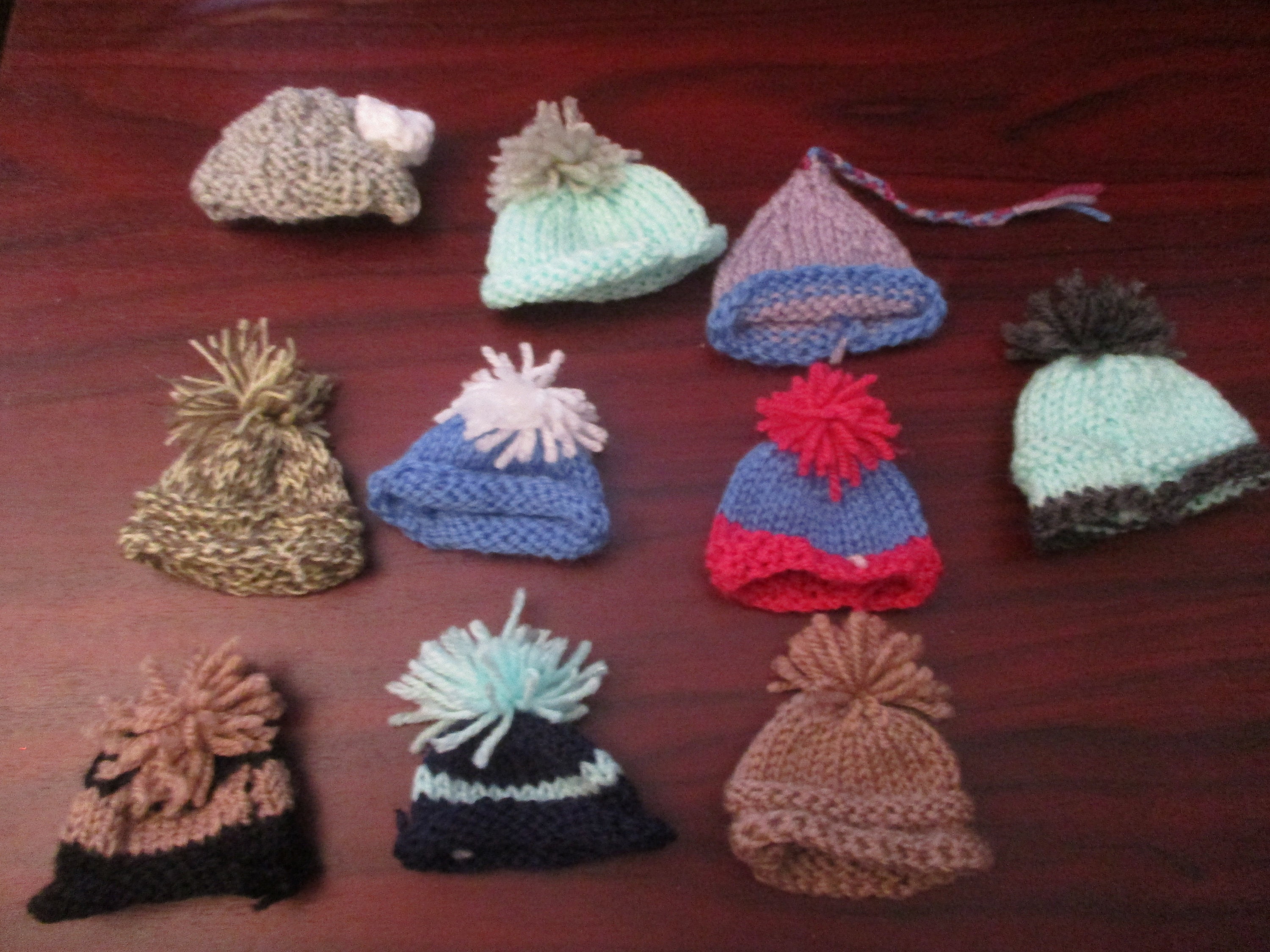 small doll hats