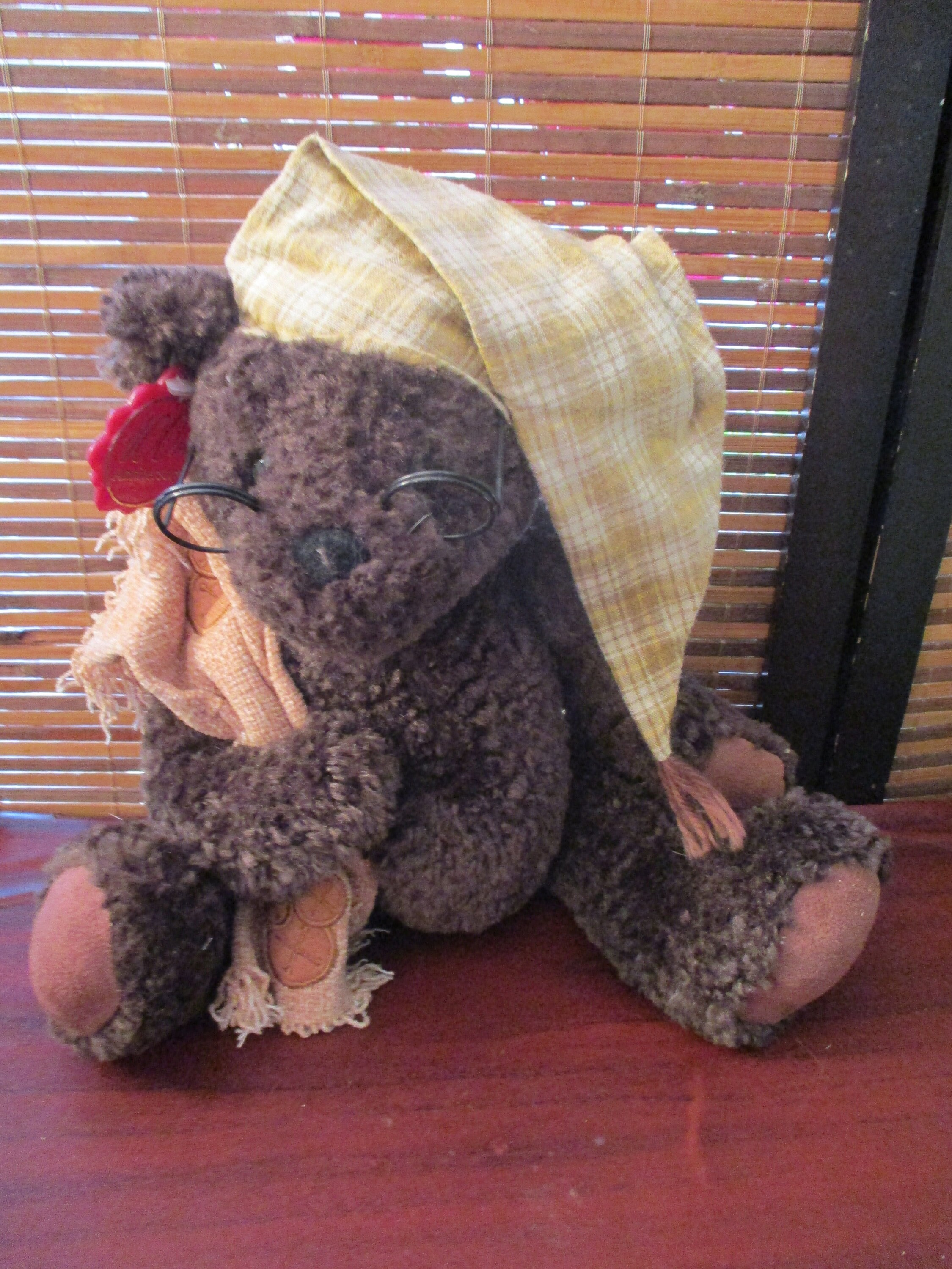 teddy bear with nightcap
