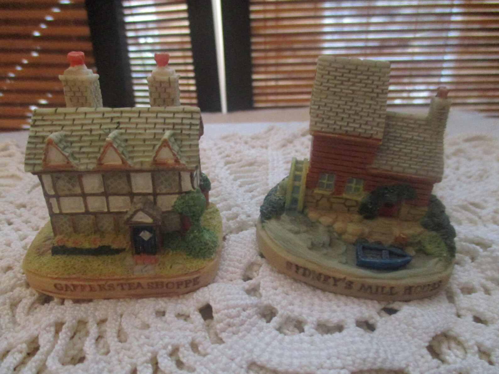 Lyons Tetley Tea Folk House Cottage Village Ornaments set of Etsy UK