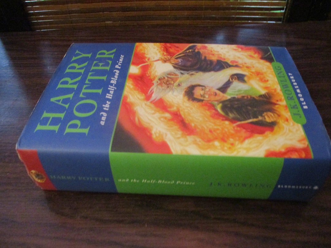 Harry Potter and the Half Blood Prince Hardback Book First Edition With Dust Cover Etsy UK
