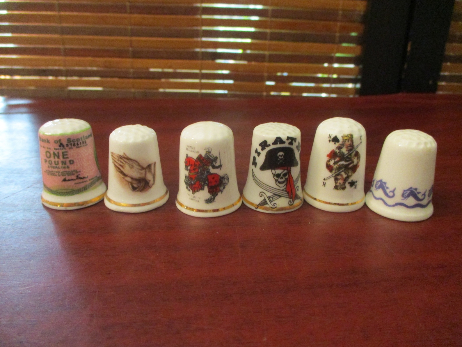 Porcelain China Collectors Decorative Thimbles Mixed Etsy UK