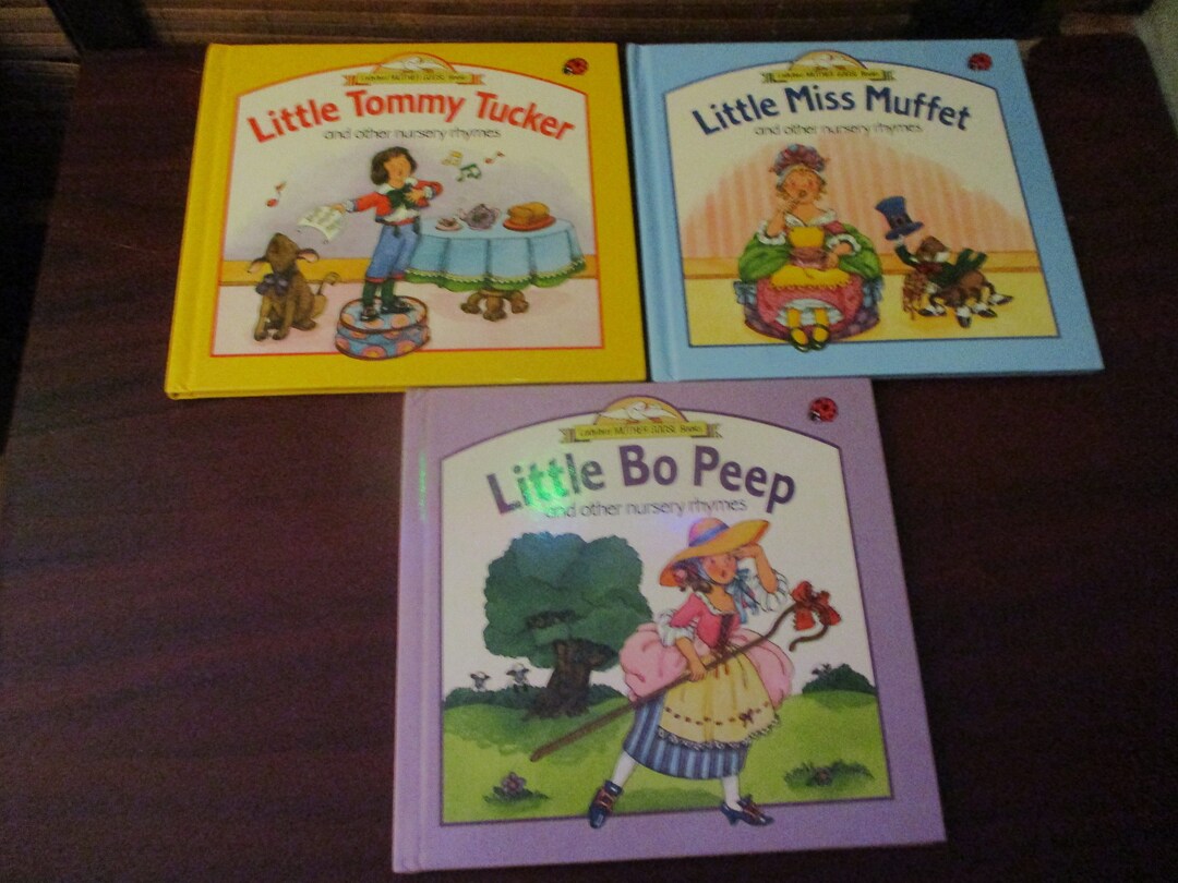 Ladybird Nursery Rhyme Books Set of Three Tommy Tucker, Little Bo Peep
