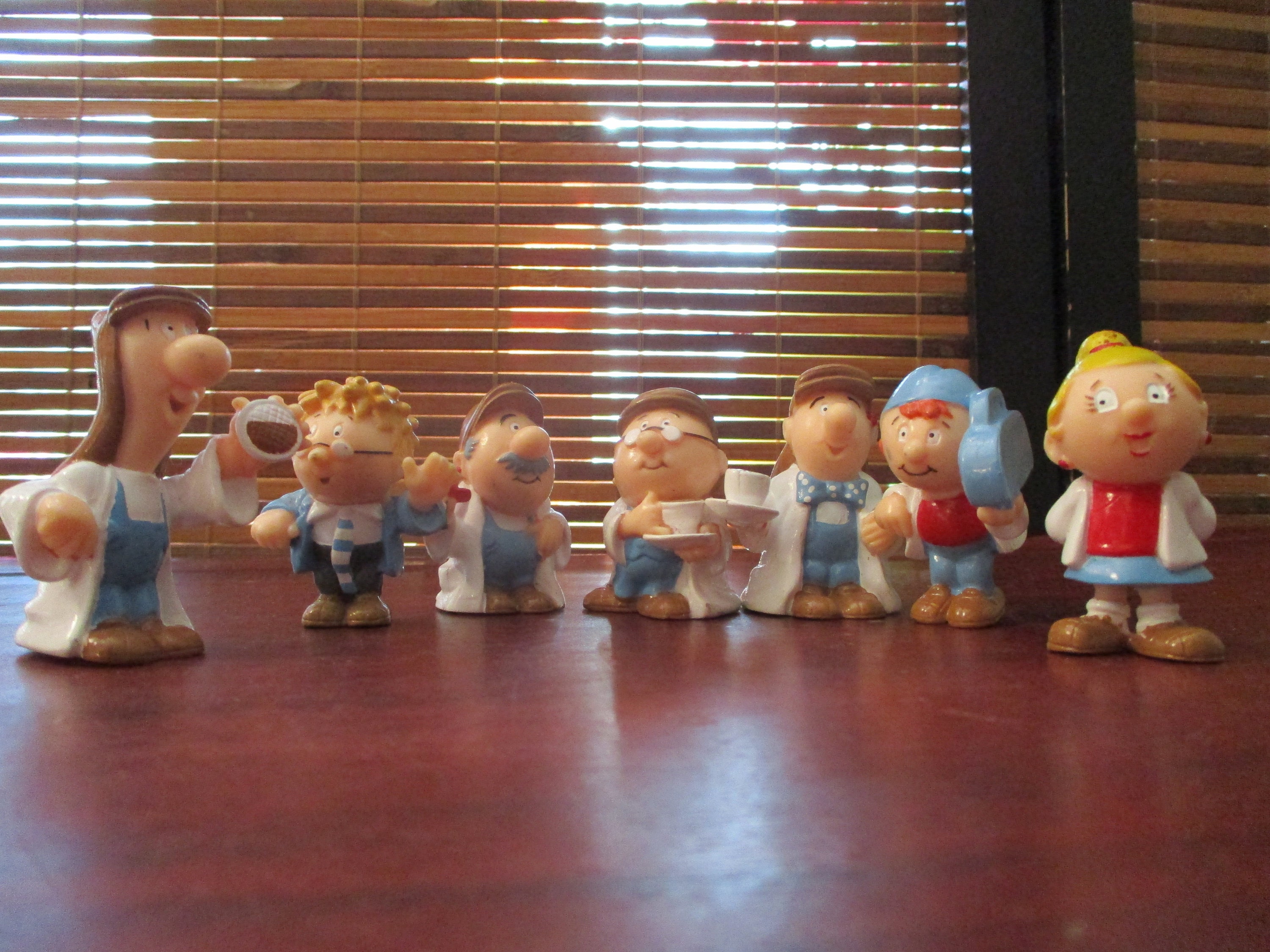 Tetley Tea Folk Figures Set of Seven Different Figures 1990s Etsy