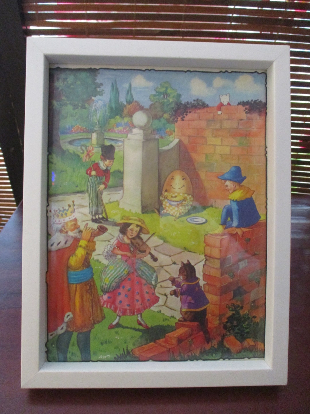 Rupert the Bear Nursery Rhyme Characters Colour Framed Picture - Etsy