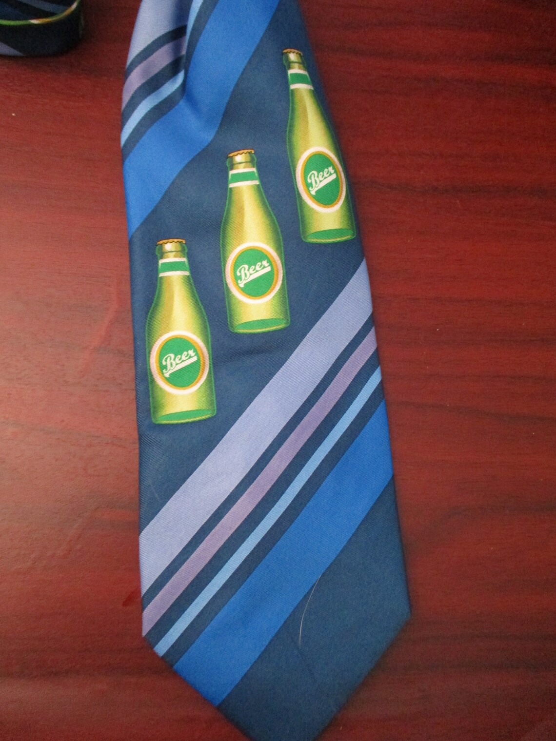 Beer Bottle Tie Bartender Neck Tie Novelty Tie Accessory Etsy