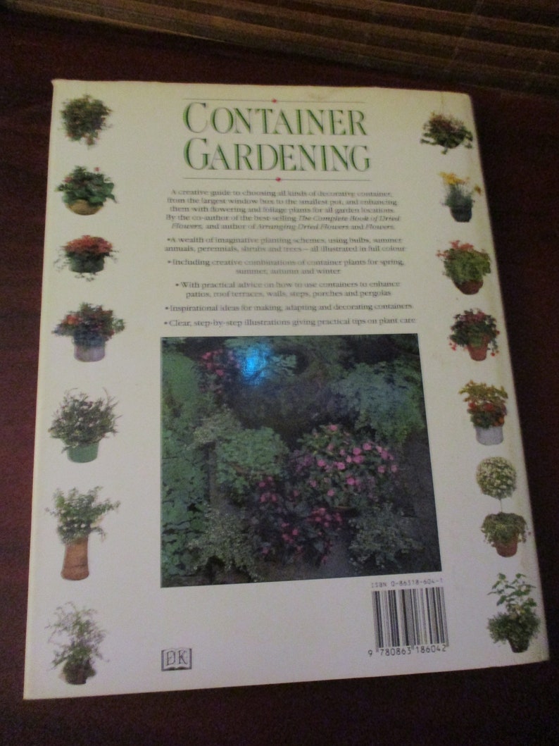 Container Gardening Book Hardback Book image 10