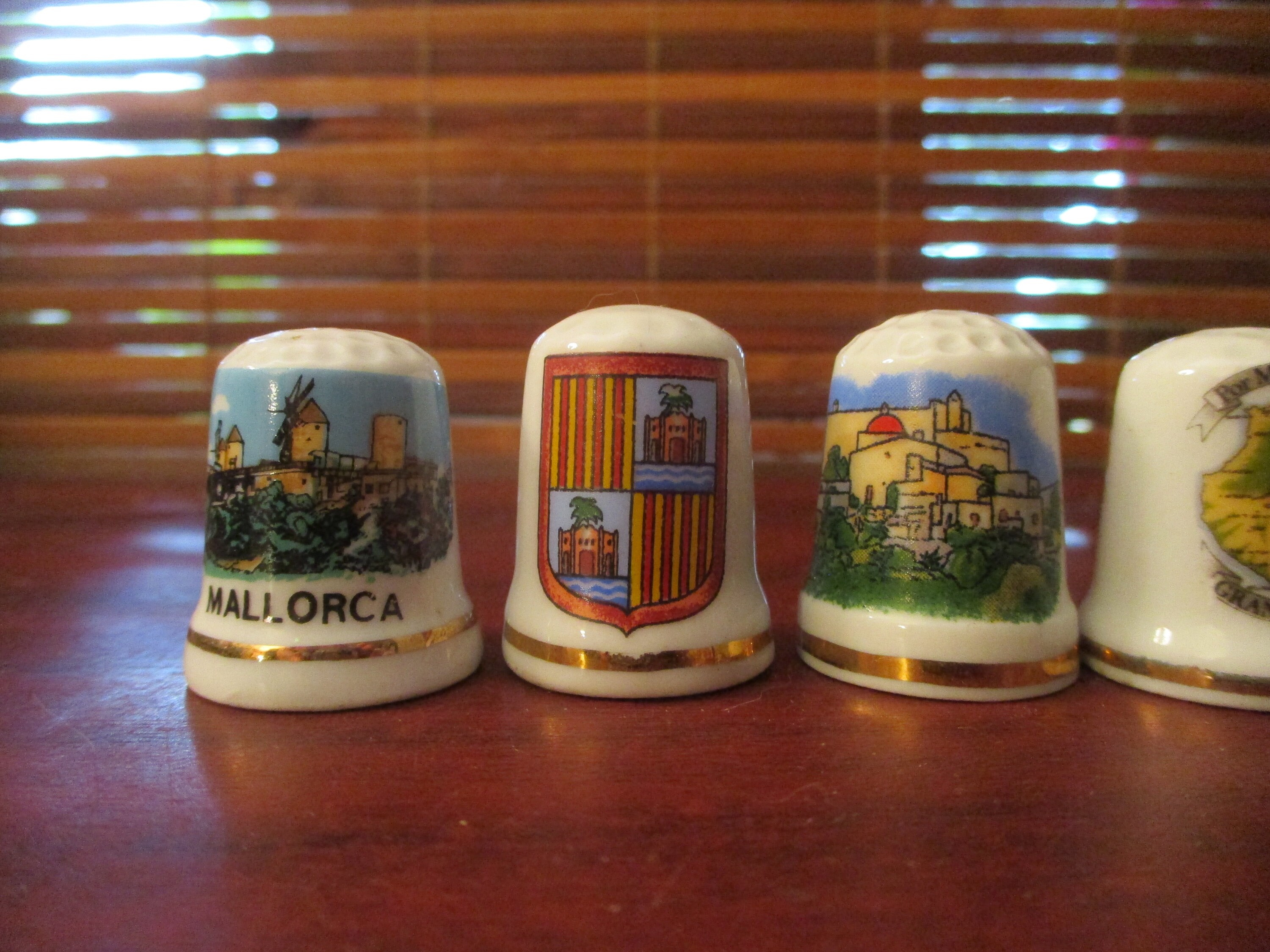 Birchcroft Porcelain Thimble Set - Collectible Wizard Themed Thimbles With 18K Gold Band, Set Of 3 - View #6