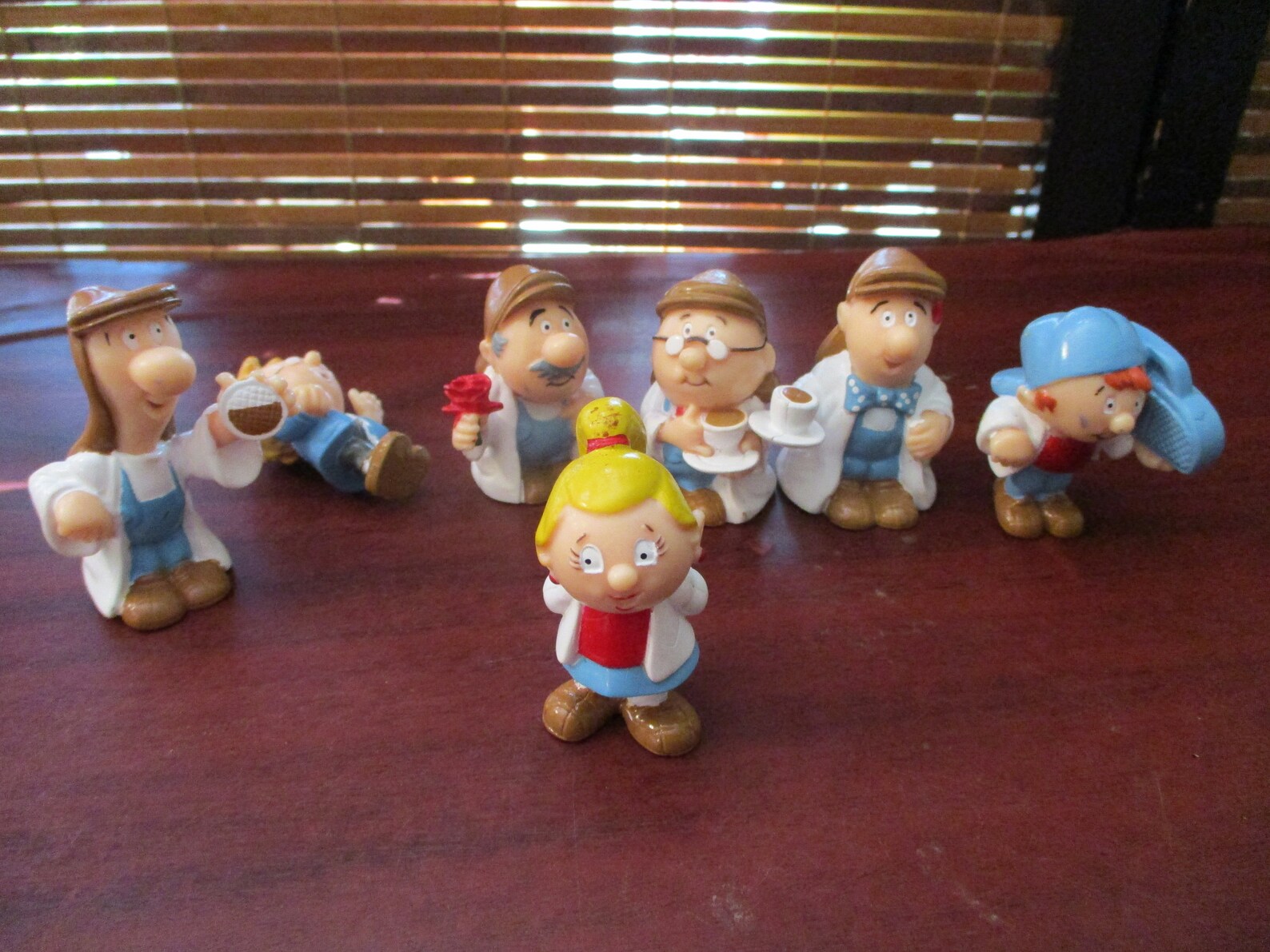 Tetley Tea Folk Figures Set of Seven Different Figures 1990s Etsy