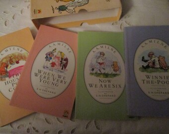 Pooh Bears Box - Set of Four Winnie the Pooh Books Set A A Milne (1984)