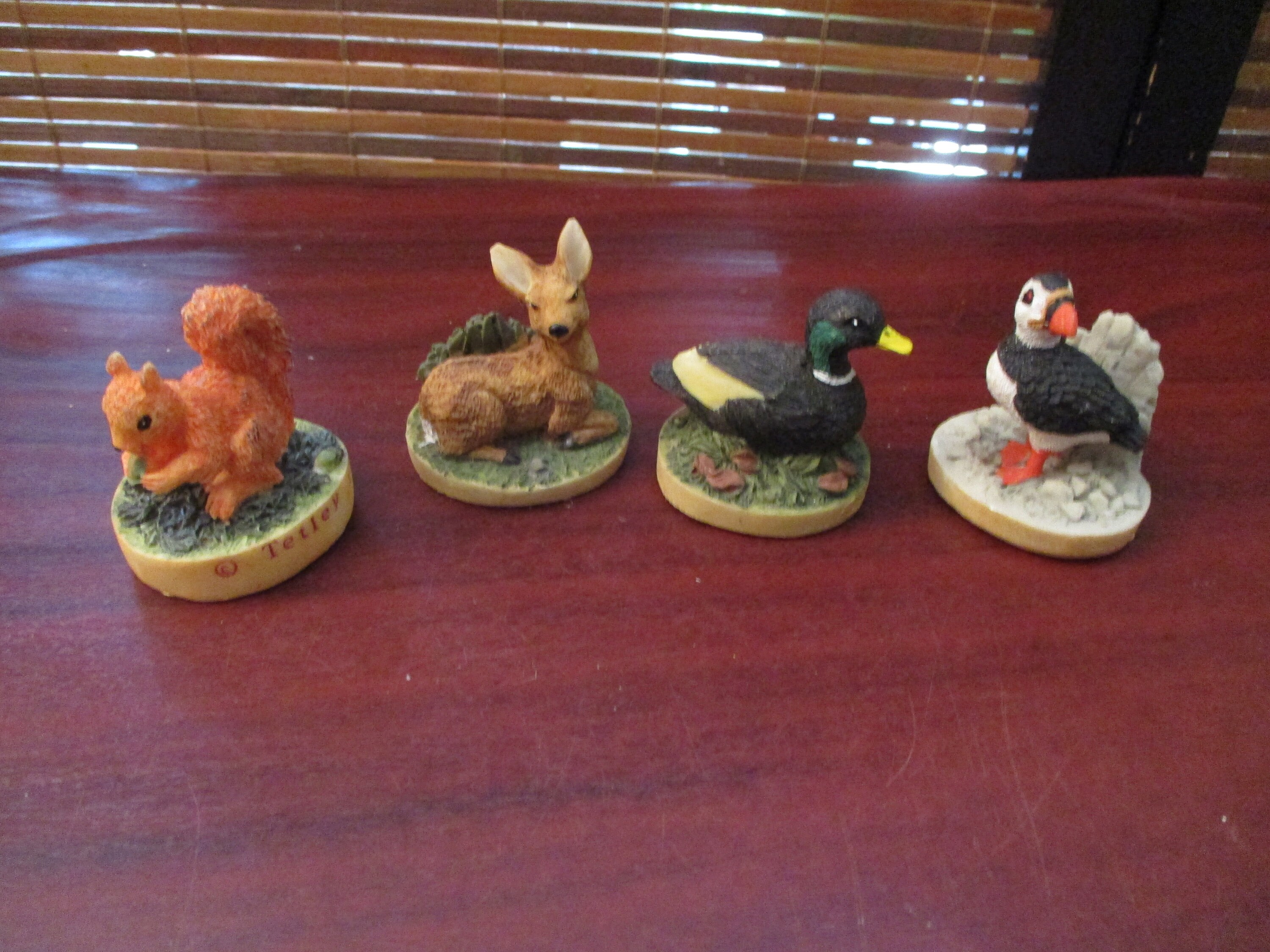 Lyons Tetley Tea Woodland Animals Ornaments Set of Four Etsy