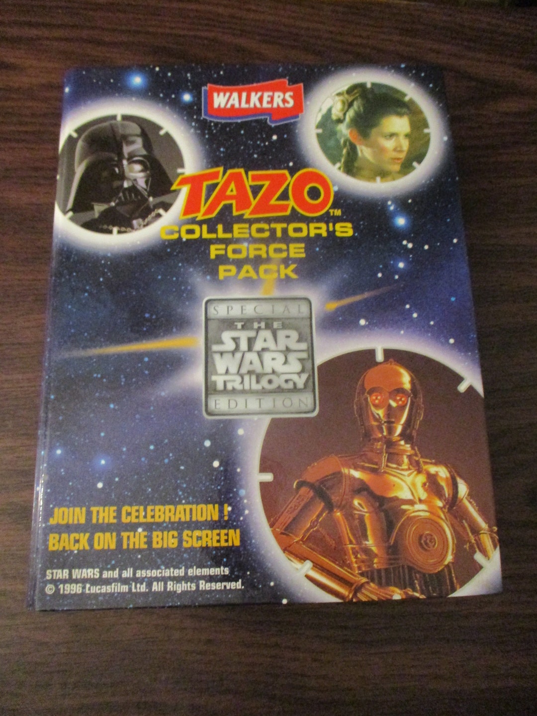 Walkers Tazo Pogs Collectors Force Pack the Star Wars Trilogy Special